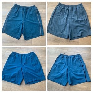 Men’s blue lululemon shorts lot